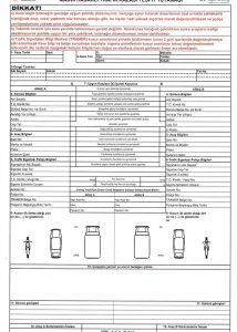 Kaza Tespit Tutanağı
